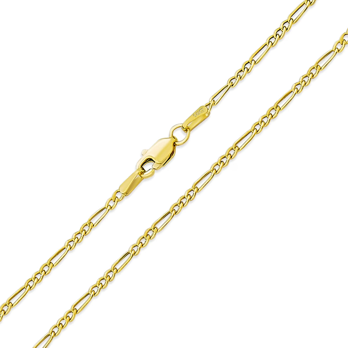 14K Gold Figaro Chain Necklace V46184