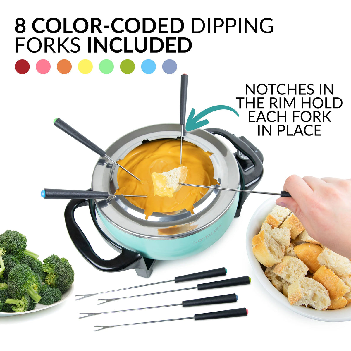 Aqua 12-Cup Electric Fondue Pot Z610515