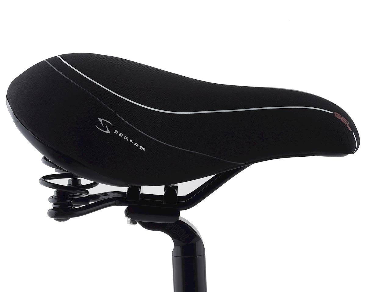 Black Lycra Full Suspension Hybrid Saddle C627