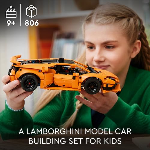 Orange Technic Building Toy Car U637705
