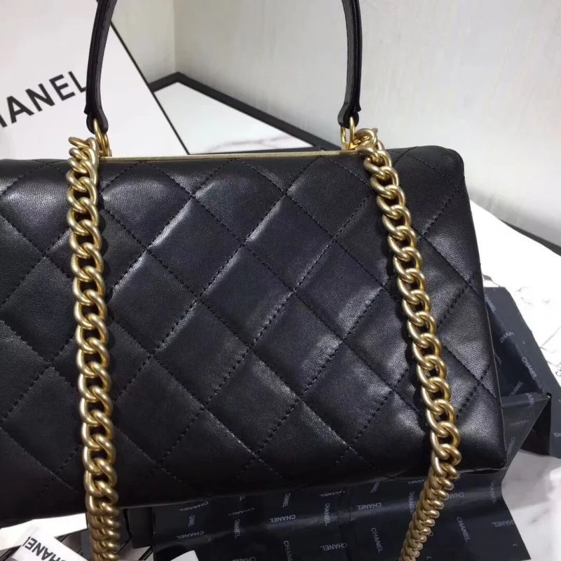 Flap Bag With Top Handle G688