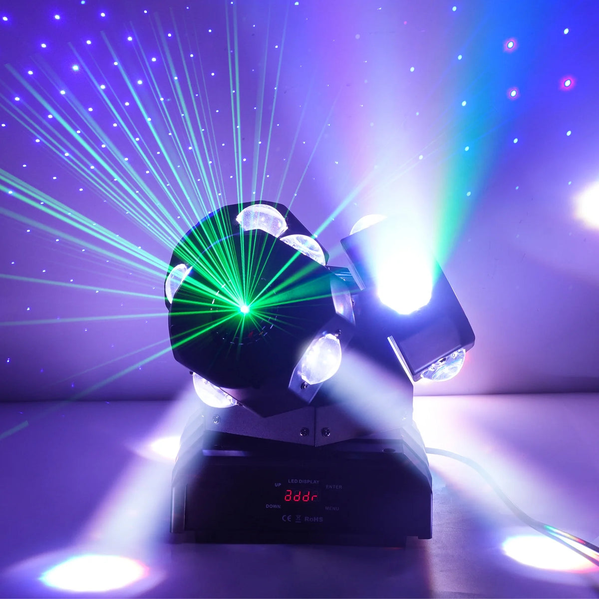 3 Head RGBW DMX512 LED Moving Head Stage Light X774896