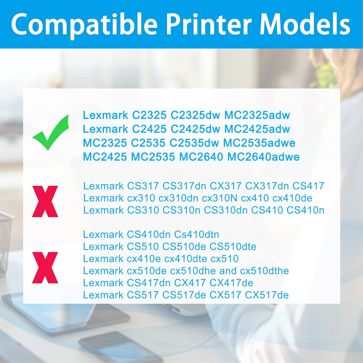 Compatible Toner Cartridge 4-Pack KCMY N866
