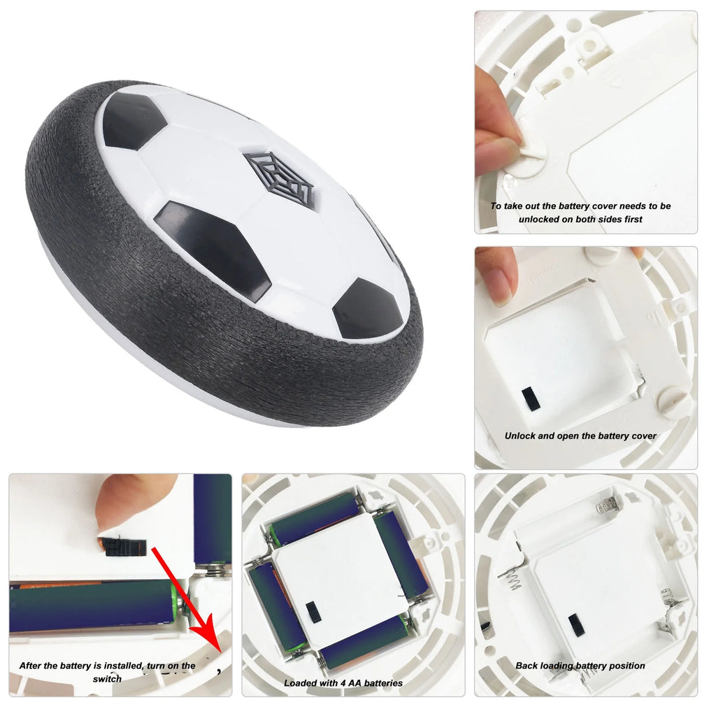 Hover Soccer Ball with LED Light and Soft Foam Bumper C634
