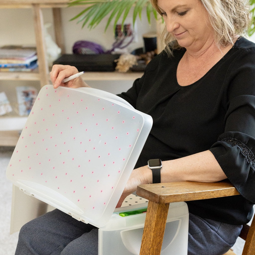 Foldable Lap Desk with Pink Flowers T84546