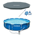12' x 30 Round Metal Frame Above Ground Pool W189