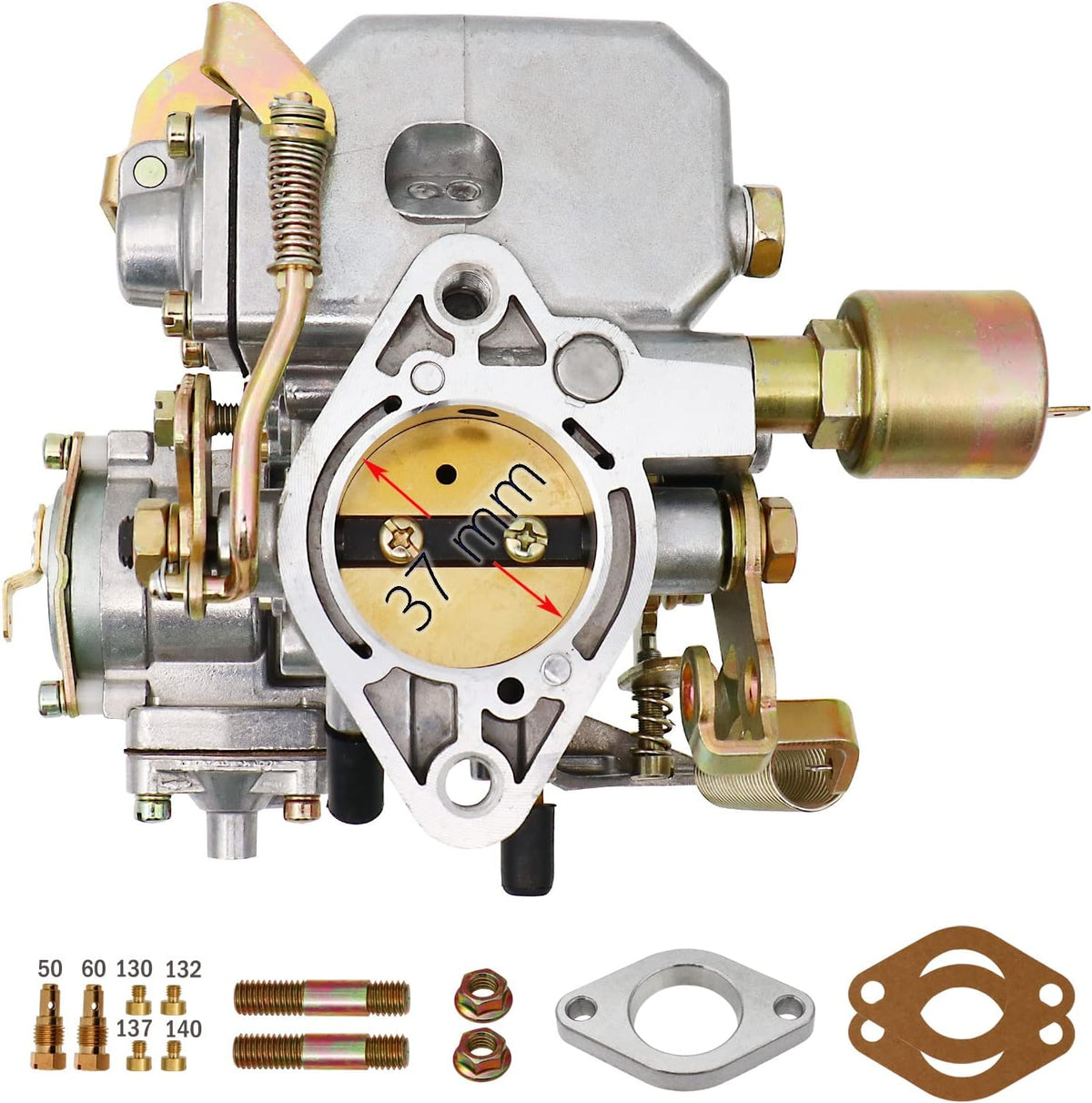 Carburetor 37 PICT Dual Port 1600cc 12V Air Cooled Type 1 Engines Automatic Choke P723