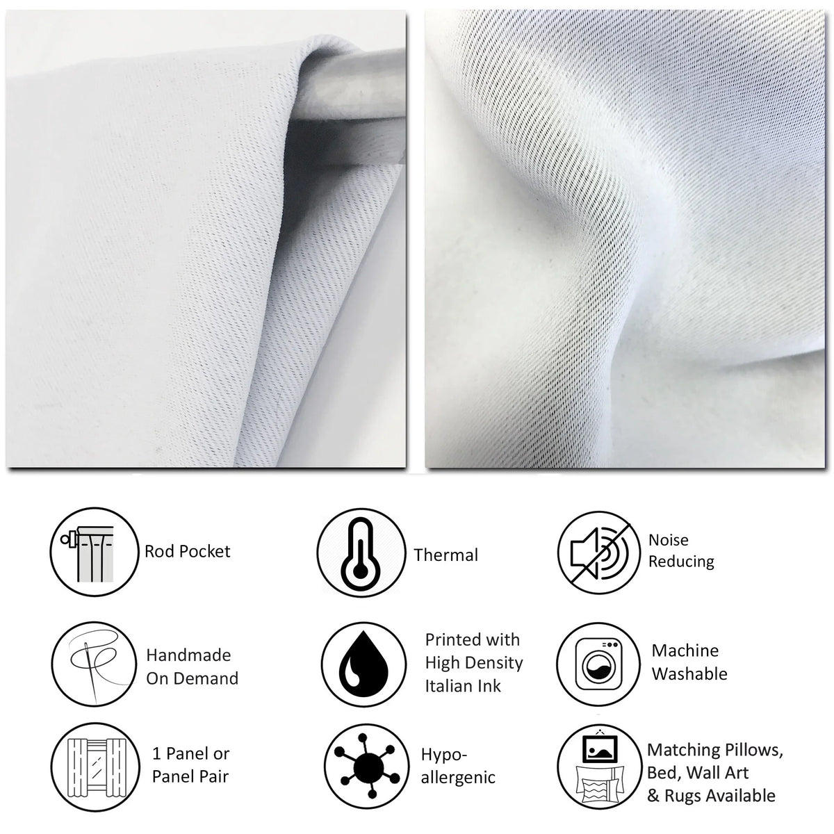 Blackout Curtain Single Panel 52 in. wide x 120 in. high L41851