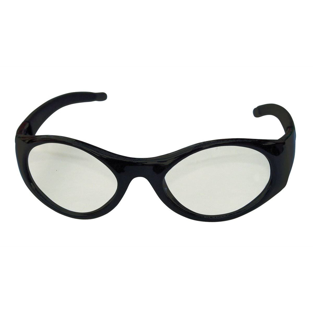 Black Frames Clear Lens Safety Glasses W44218