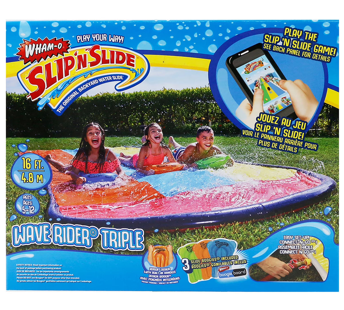 16 ft Long Water Slide with 3 Boogie Boards R2021