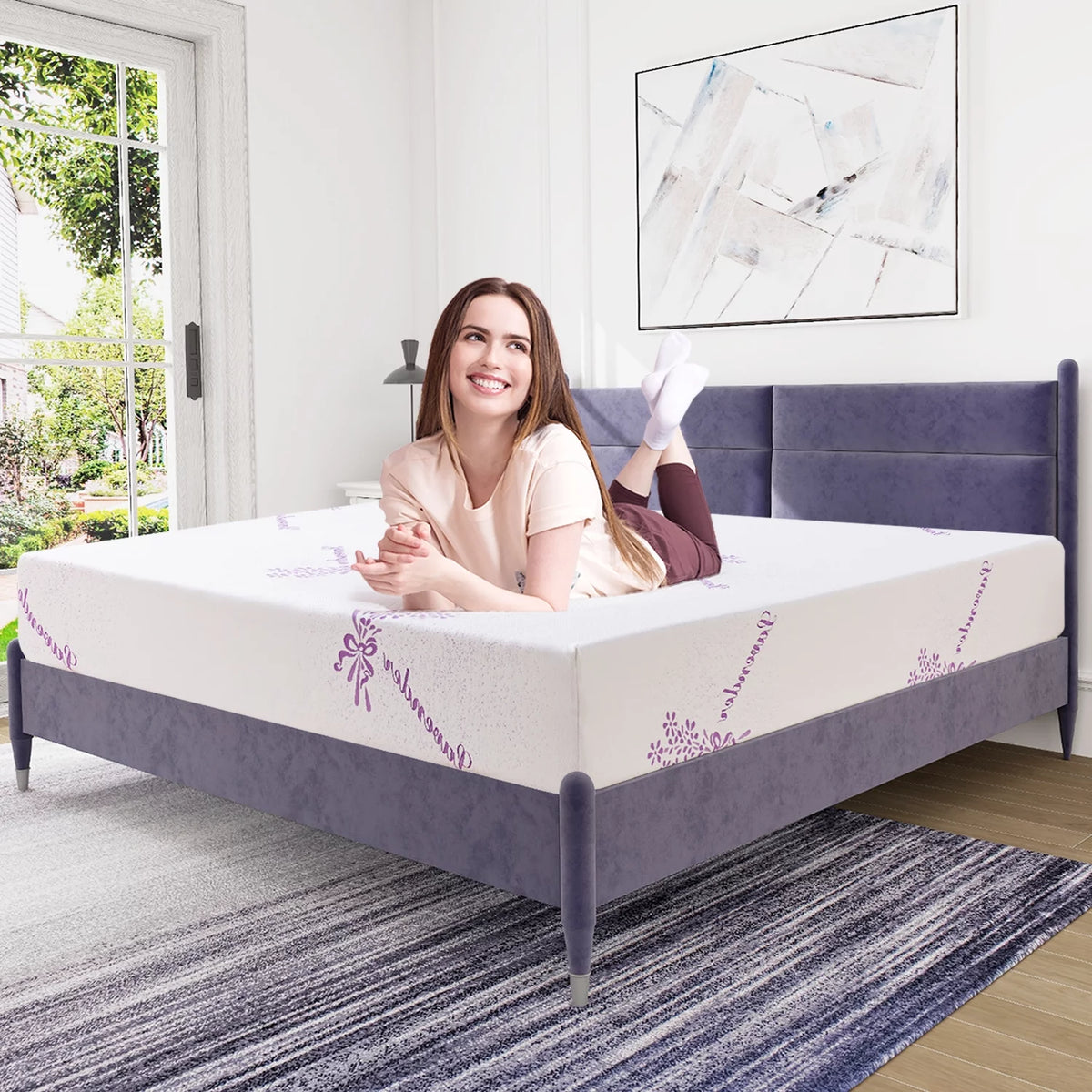 8 inches Twin Memory Foam Mattress H2598