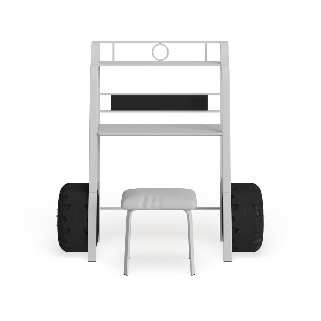 White Metal Writing Desk W6937