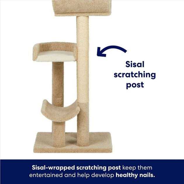 69-in Wooden Cat Tree I400