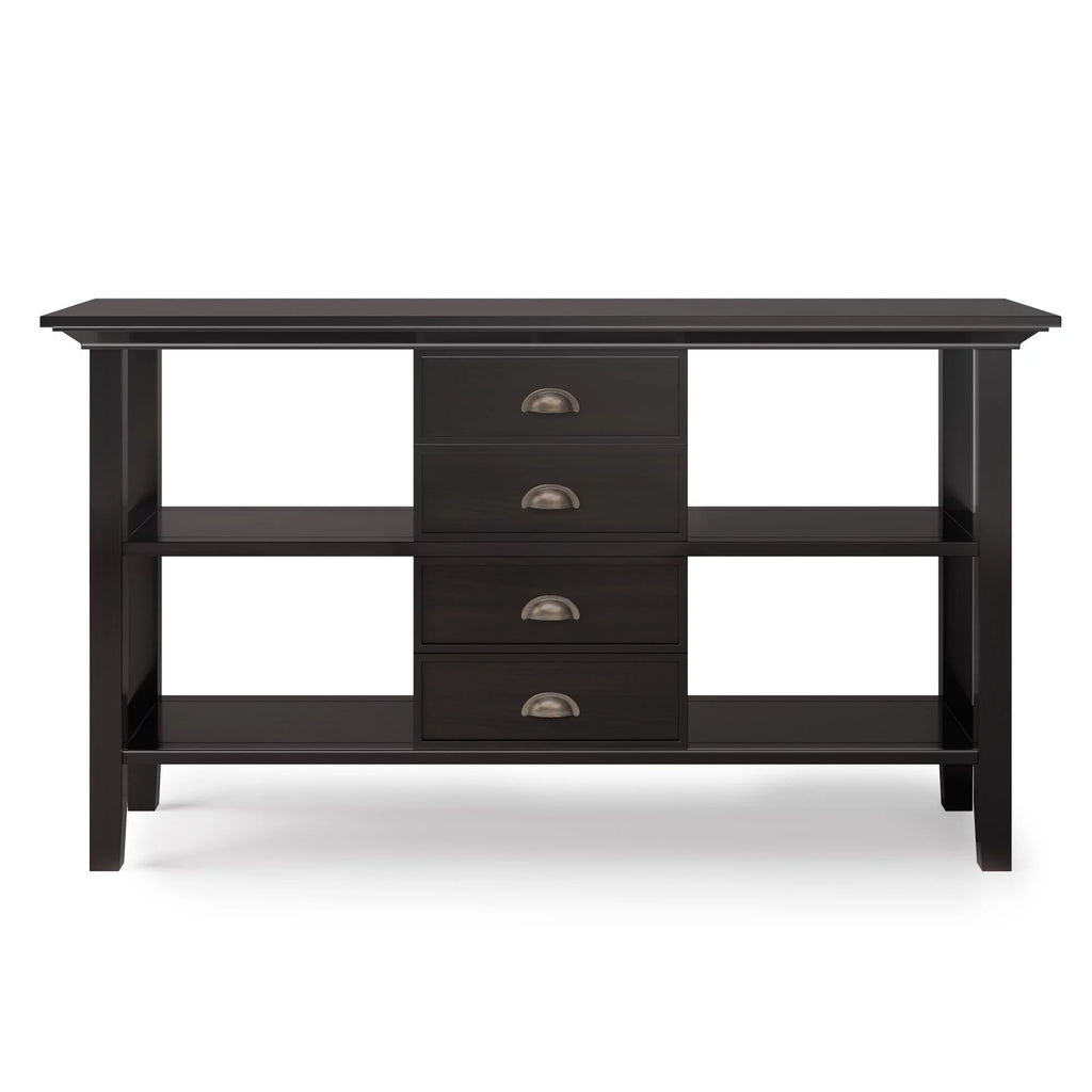 Solid Wood 54 in Wide Console Sofa Table W8655