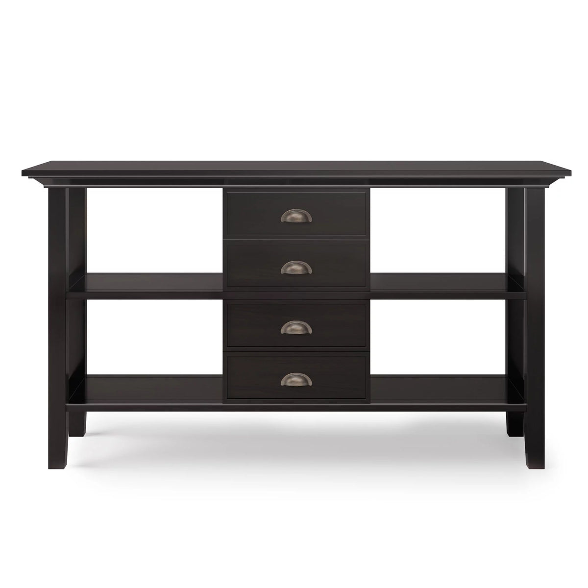 Solid Wood 54 in Wide Console Sofa Table W8655