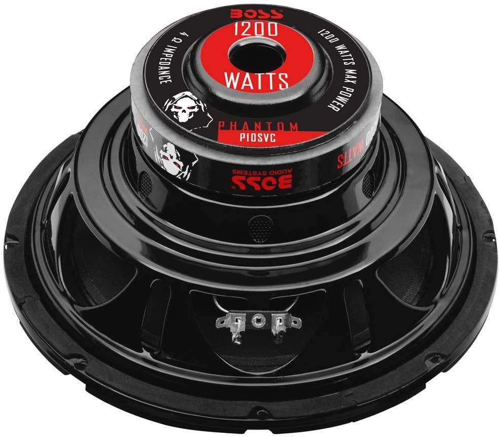 10-Inch Single Voice Coil 1200 Watt Max Subwoofer (2 Pack) L26679