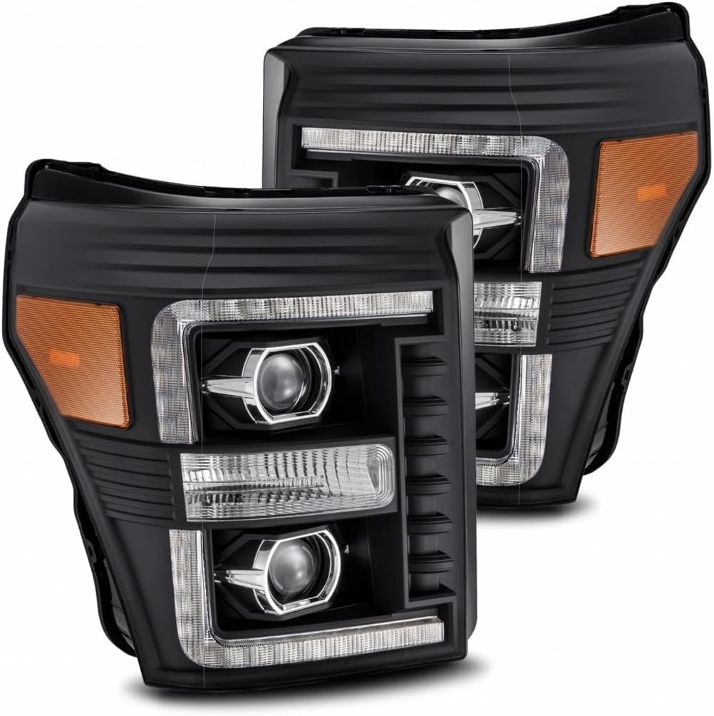 Projector Headlights LED Black X2630