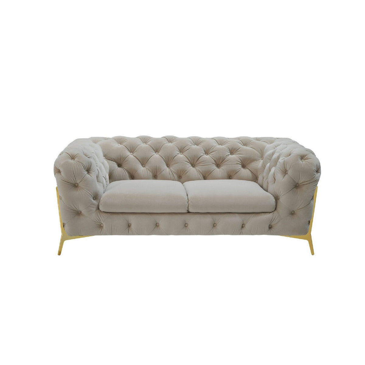 74 Inch Velour Loveseat L723