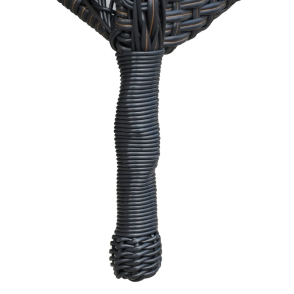 6-Piece Rattan Outdoor Conversation Set Navy Blue Metal K46337