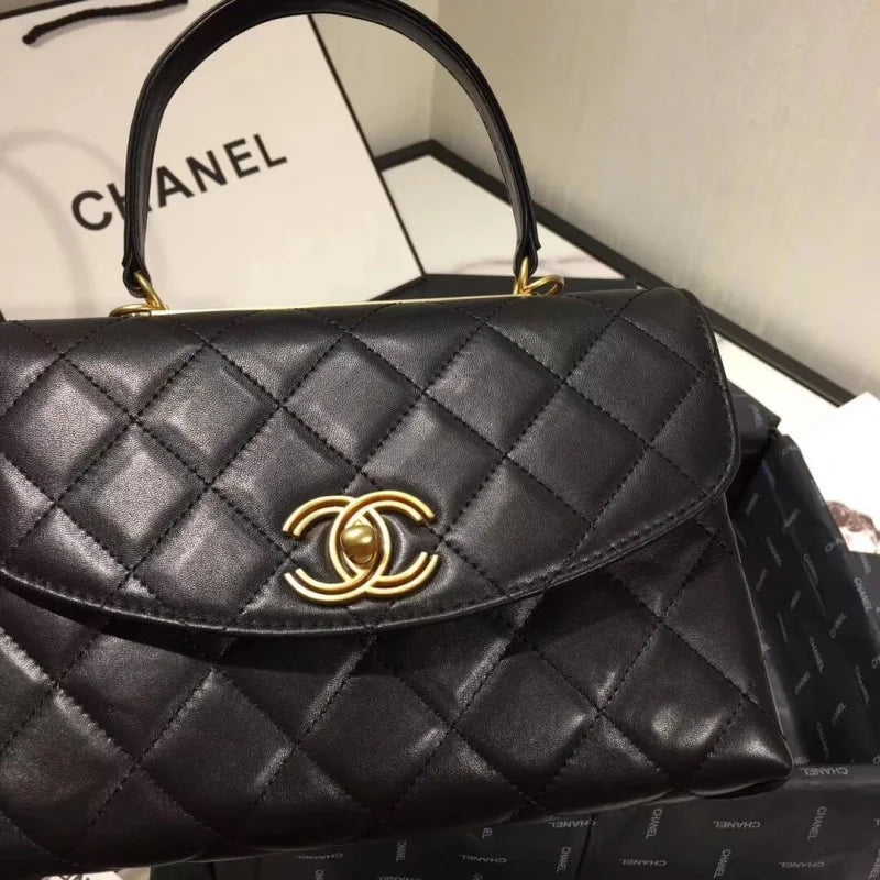 Flap Bag With Top Handle G688
