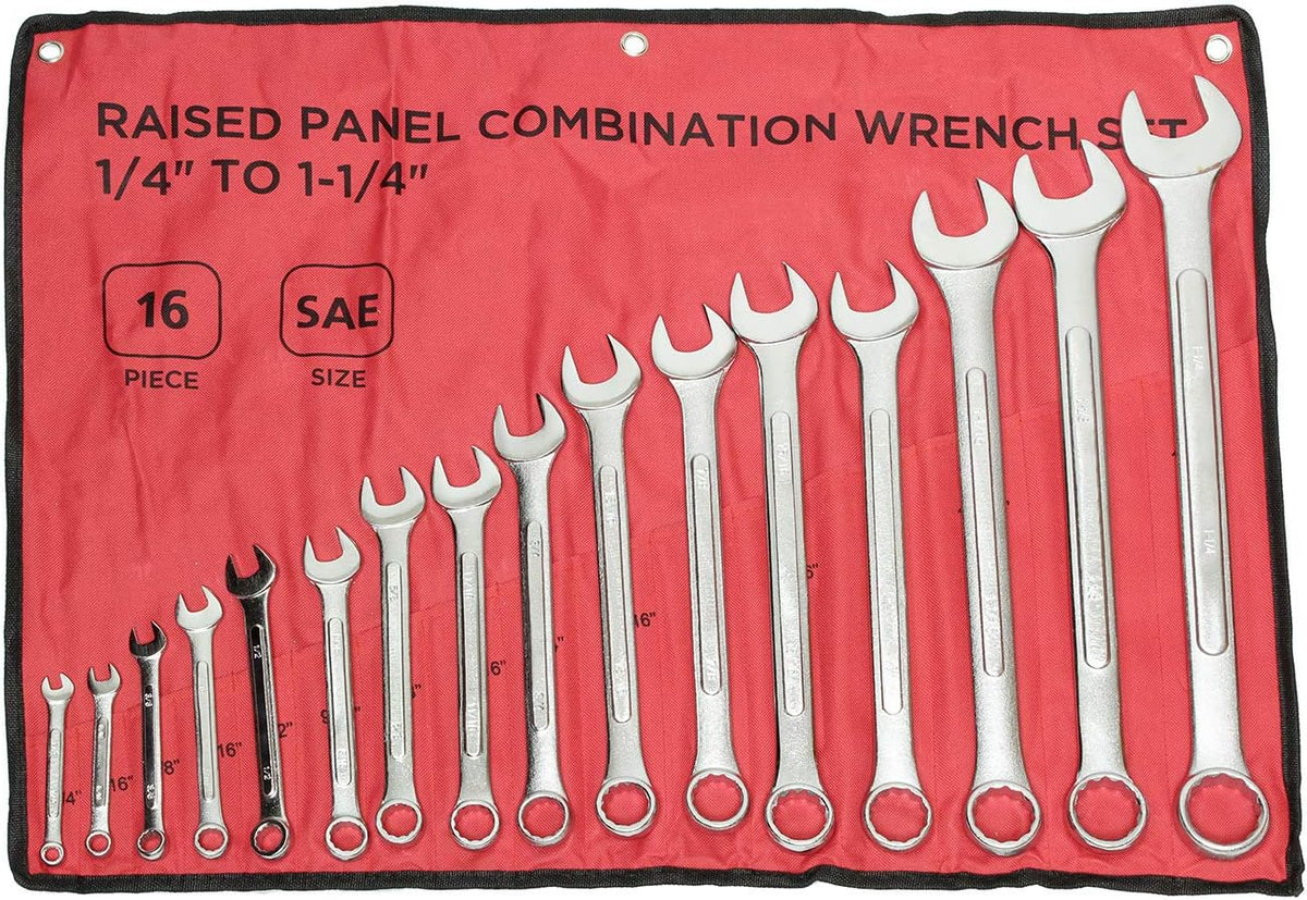 16-Piece Combination Wrench Set U182