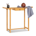 Bamboo Console Table with 1 Storage Drawer C414064