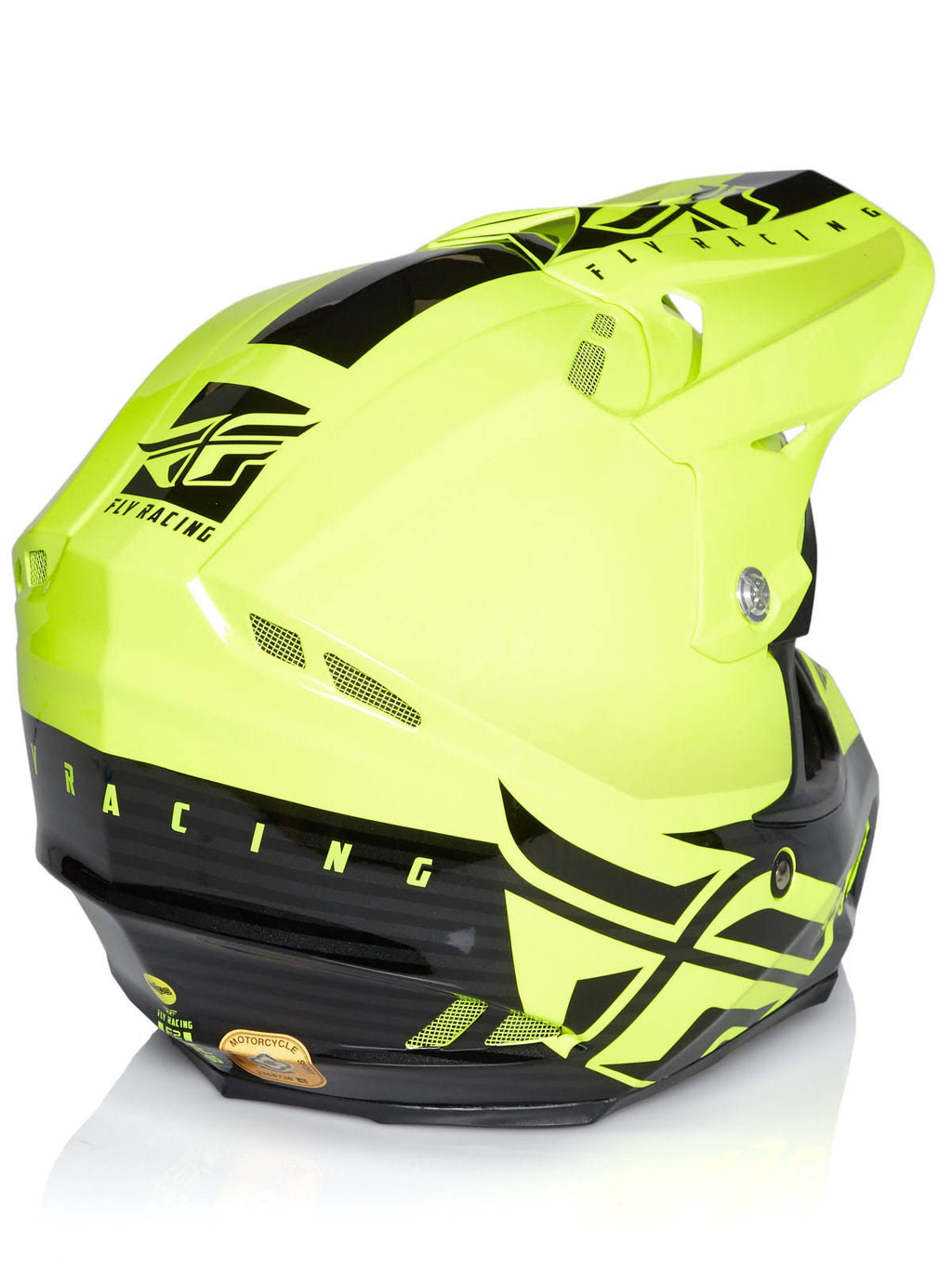 Hi-Vis Black Carbon Shield Helmet S16593