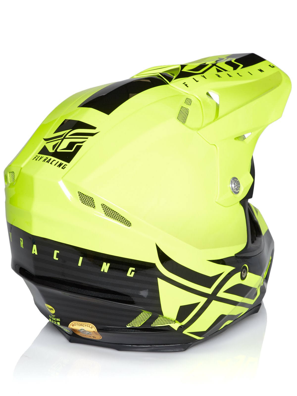 Hi-Vis Black Carbon Shield Helmet S16593