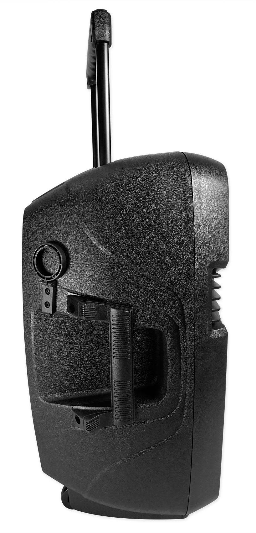 Portable Rechargeable DJ PA Speaker with 2 Mics Y83075