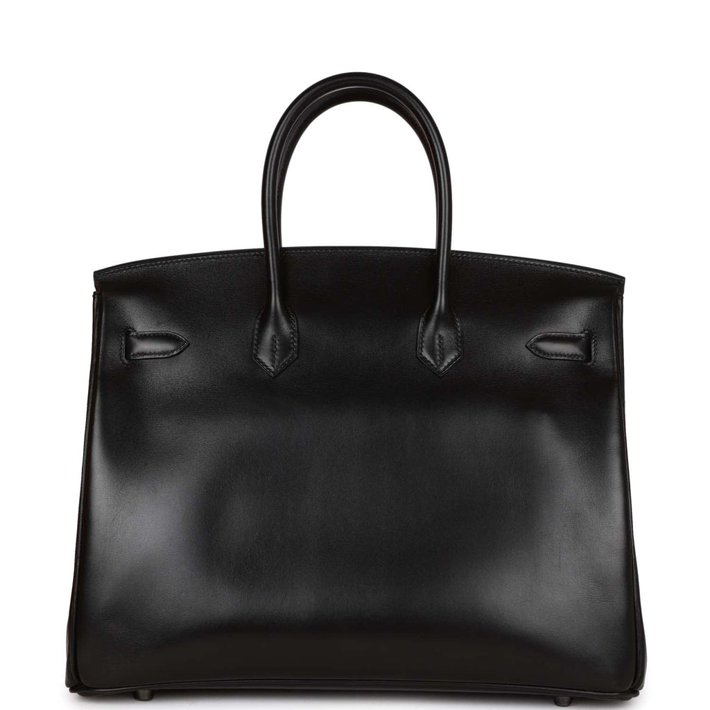 Black Box Leather Birkin 35 S3306