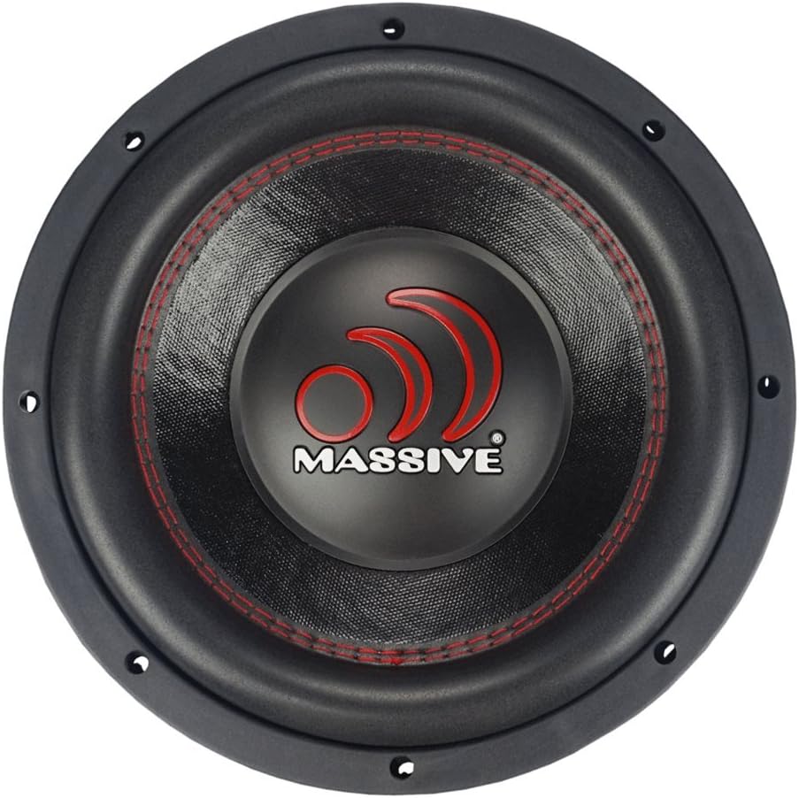 6.5 Inch Car Audio Subwoofer, 250 Watt RMS, Dual 4 Ohm O9504