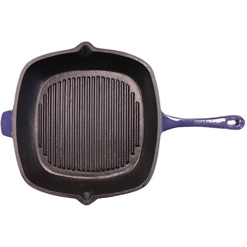 Red Cast Iron Grill Pan T439680