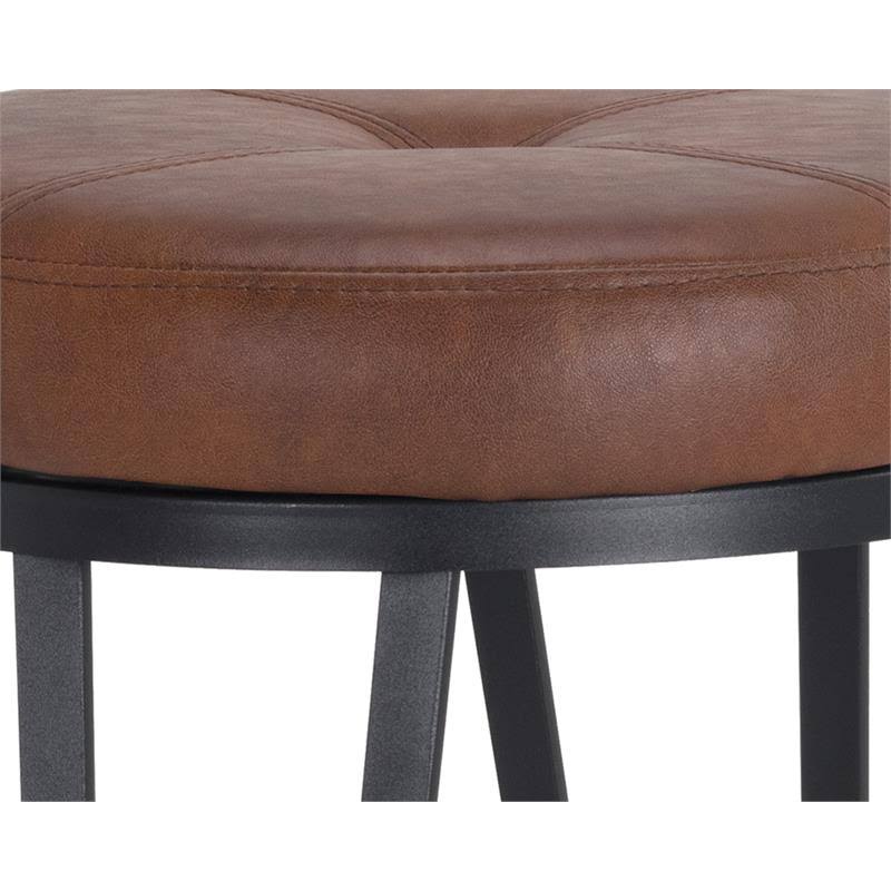 Black Swivel Barstool N5715