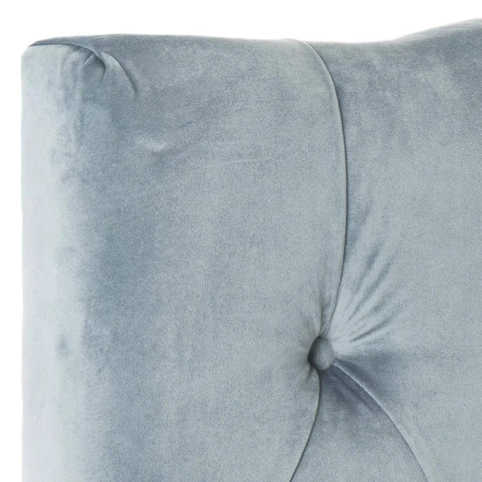 Blue Tufted King Headboard Y3245
