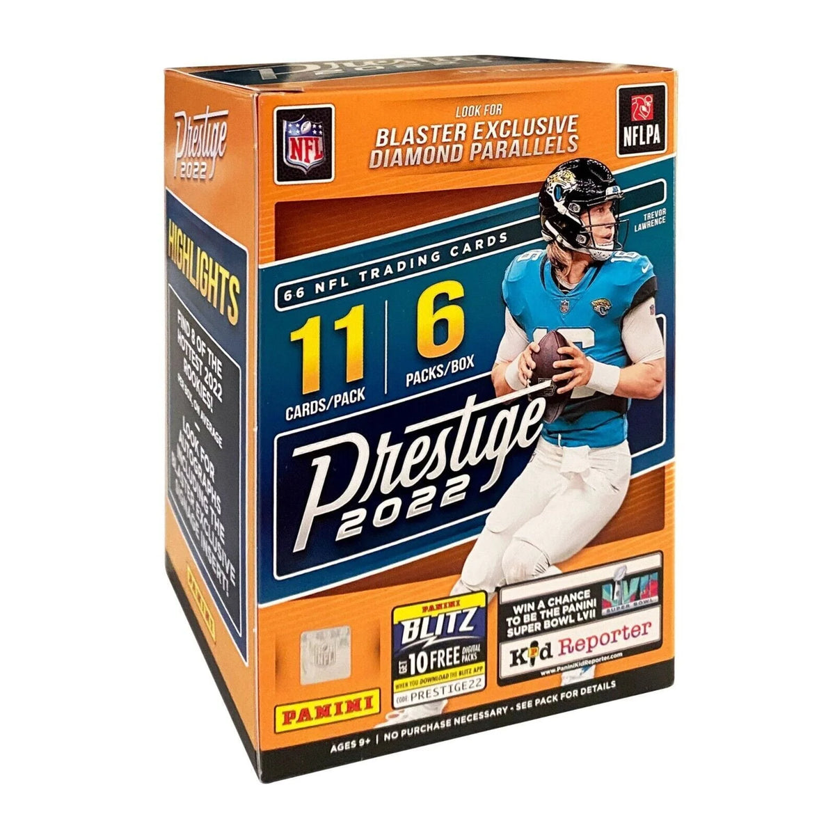 NFL Football Trading Card Blaster Box E200