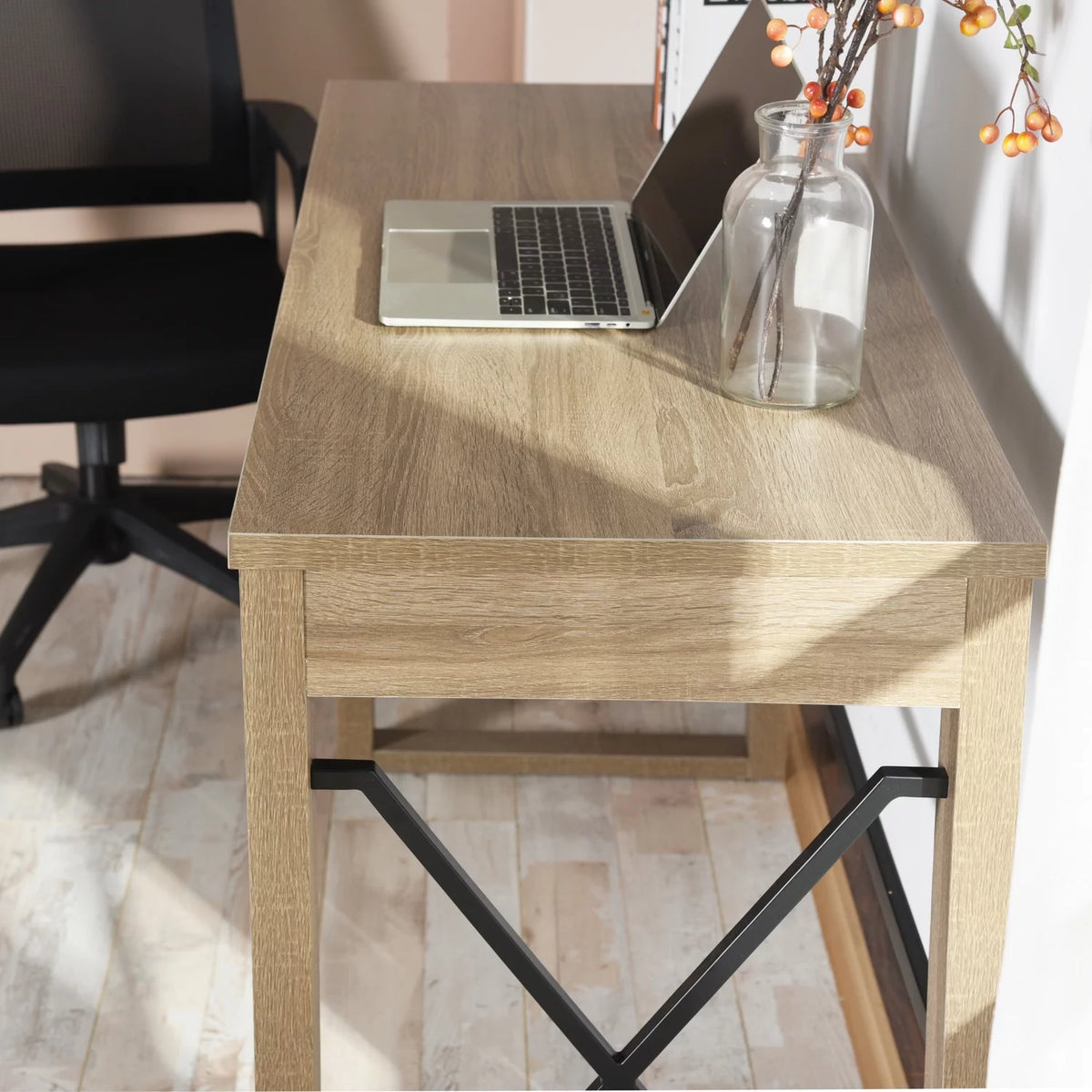44.1'' Wood Desk with Drawer V72790