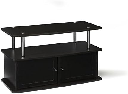 White 2 Storage Cabinet TV Stand U2939