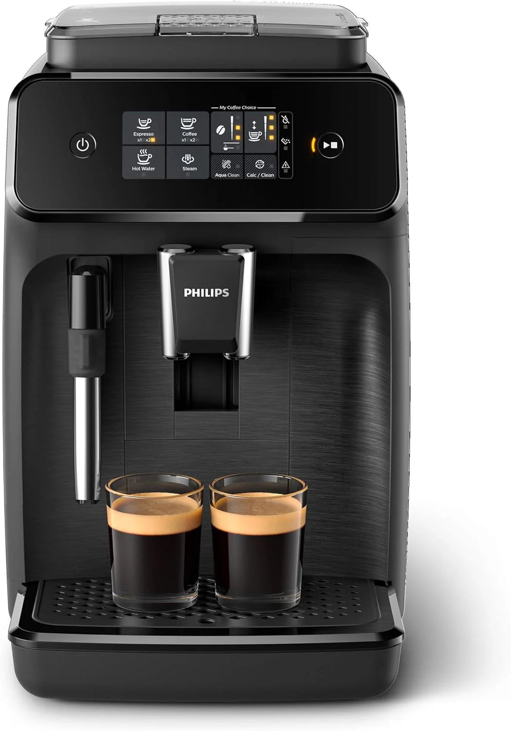 Black Fully Automatic Espresso Machine with Milk Frother N1310
