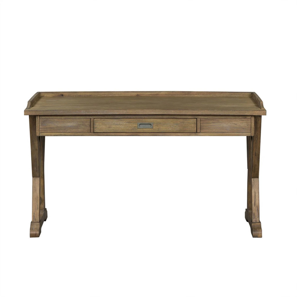 Rustic Saddle Finish Lift Top Writing Desk O7132